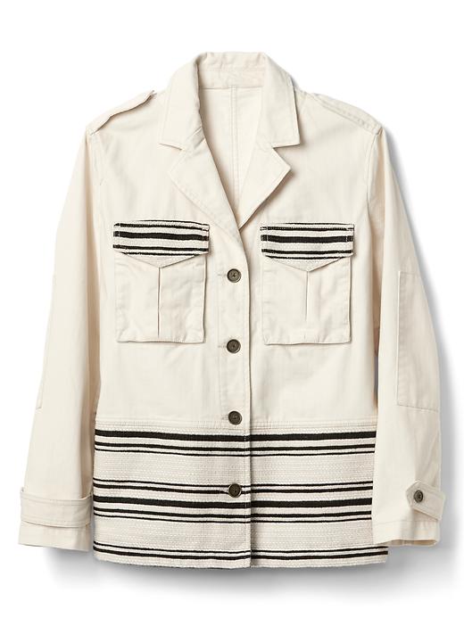 Image number 6 showing, Textured stripe utility jacket
