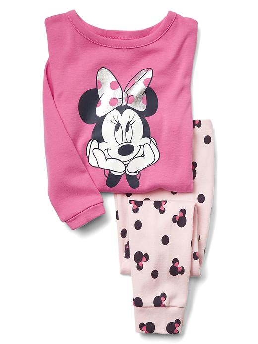 Image number 1 showing, babyGap &#124 Disney Baby Minnie Mouse foil sleep set