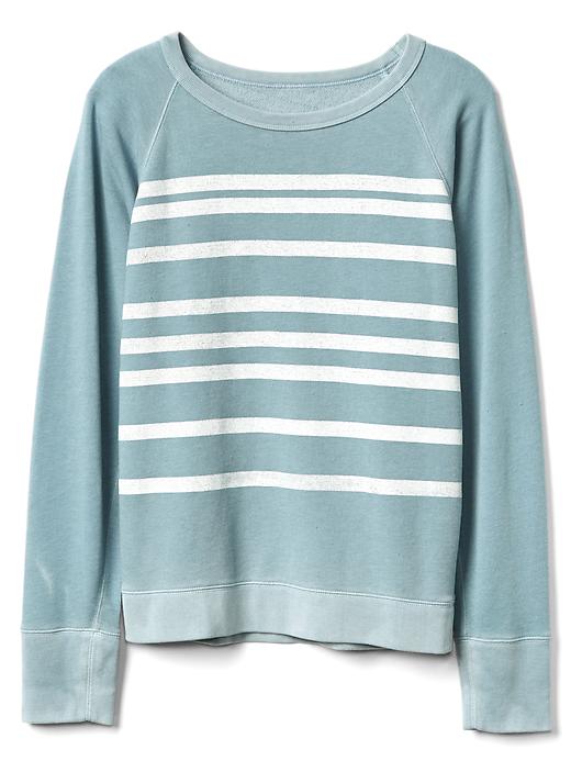 Image number 6 showing, Stripe pullover sweatshirt