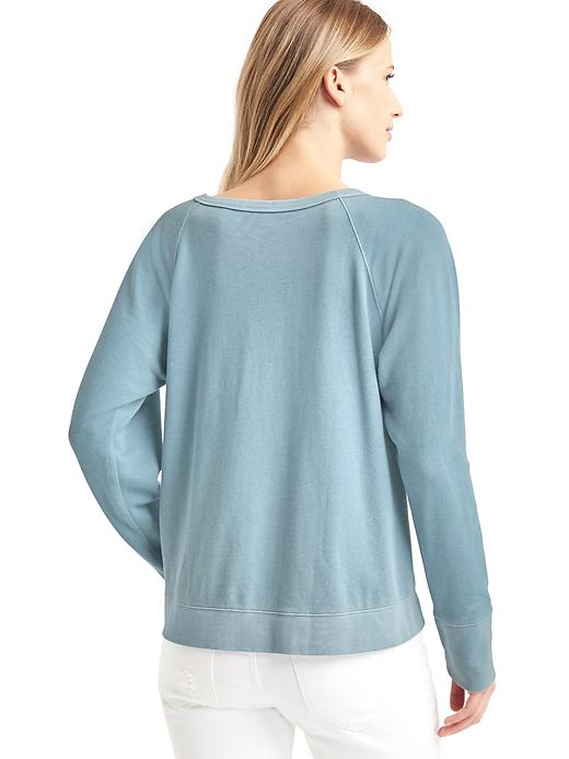 Image number 2 showing, Stripe pullover sweatshirt