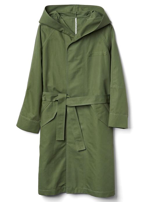 Image number 6 showing, Hooded midi trench