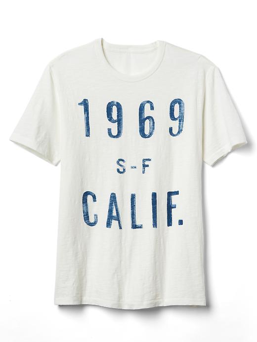 Image number 6 showing, California graphic crewneck tee