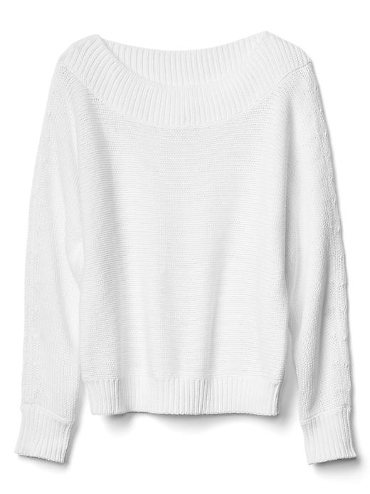 Image number 6 showing, Relaxed open-neck sweater