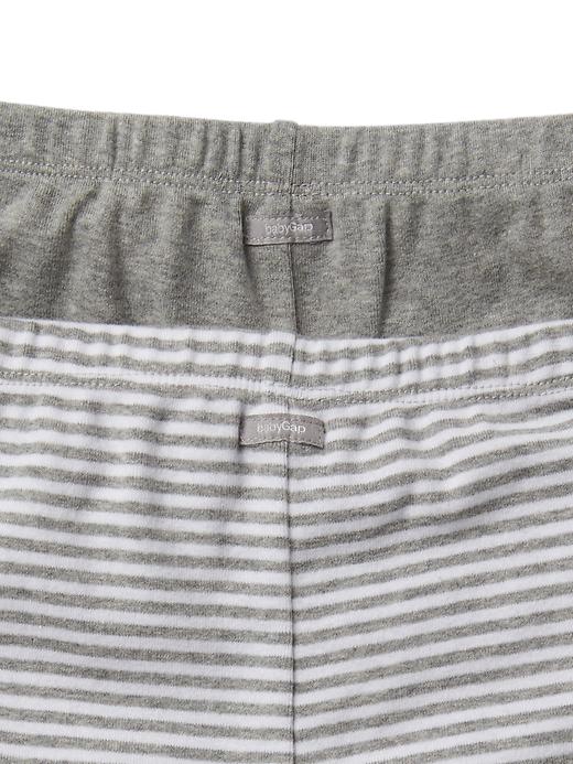 Voir une image plus grande du produit 2 de 4. Pantalon tricoté à rayures pour bébé (paquet de deux)