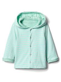 View large product image 3 of 3. Baby Favorite Reversible Bear Hoodie Sweatshirt
