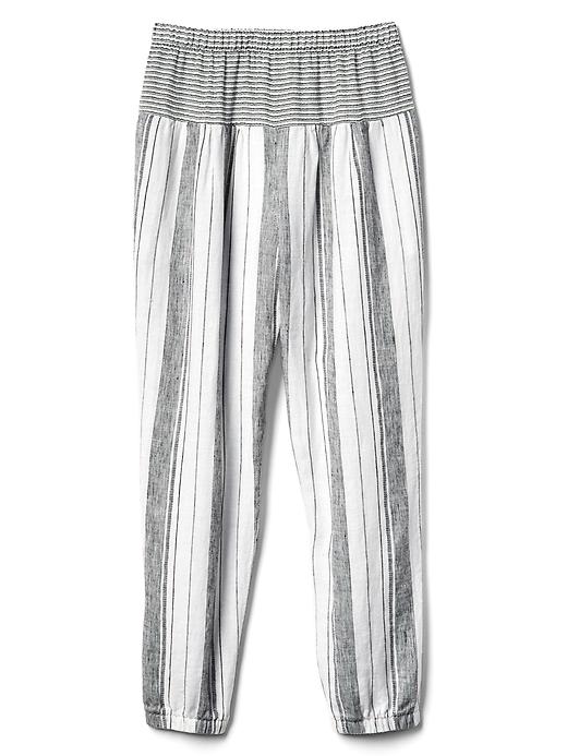 Image number 6 showing, Linen stripe joggers