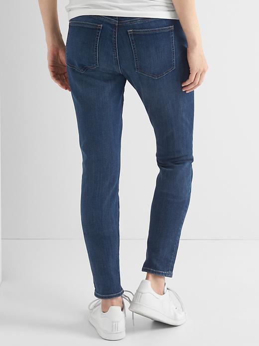 Image number 2 showing, Maternity Demi Panel True Skinny Jeans