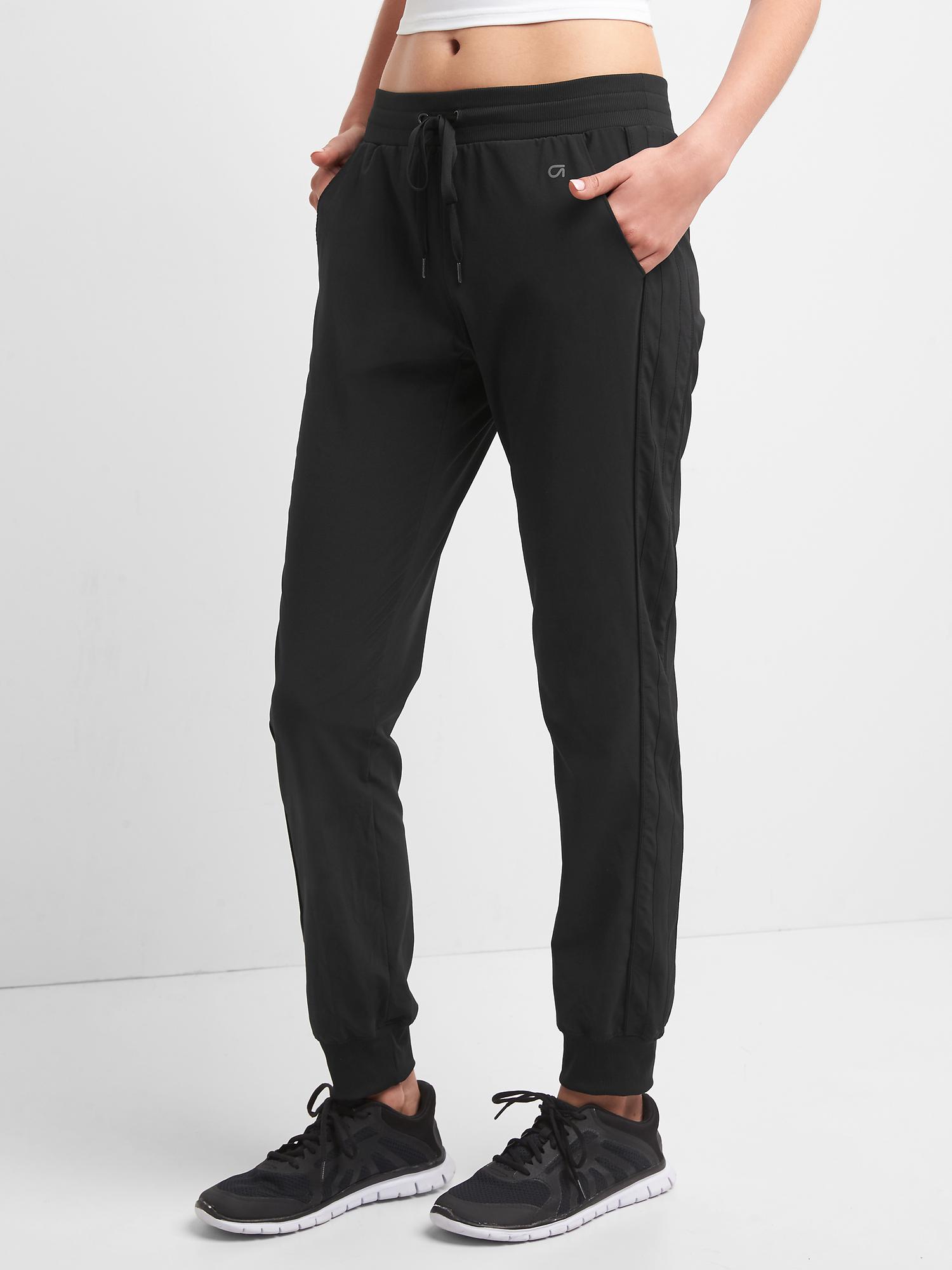 Lululemon Men's Black Joggers Sweatpants Tie Waist Cinch Ankle Size Small