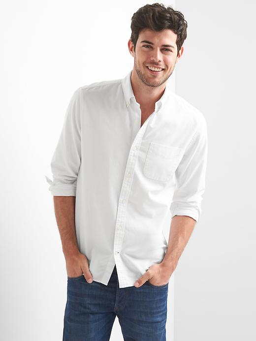 View large product image 1 of 1. Oxford standard fit shirt