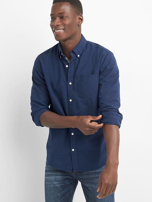 View large product image 1 of 1. Oxford standard fit shirt