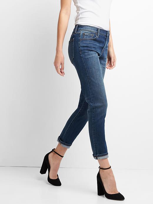 gap mid rise best girlfriend jeans