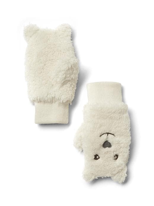 View large product image 1 of 1. Pro Fleece bear mittens