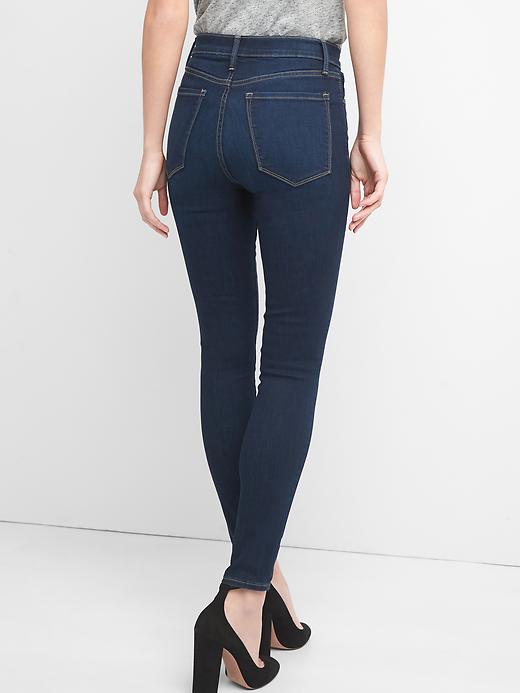 Image number 2 showing, Super High Rise True Skinny Jeans in Sculpt