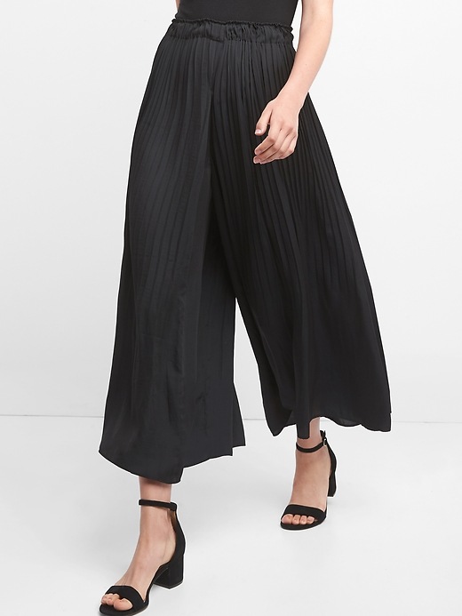 Image number 7 showing, Pleated wide-leg pants