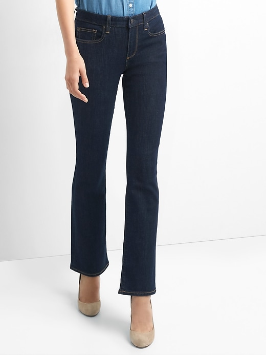 Image number 1 showing, Mid Rise Perfect Boot Jeans