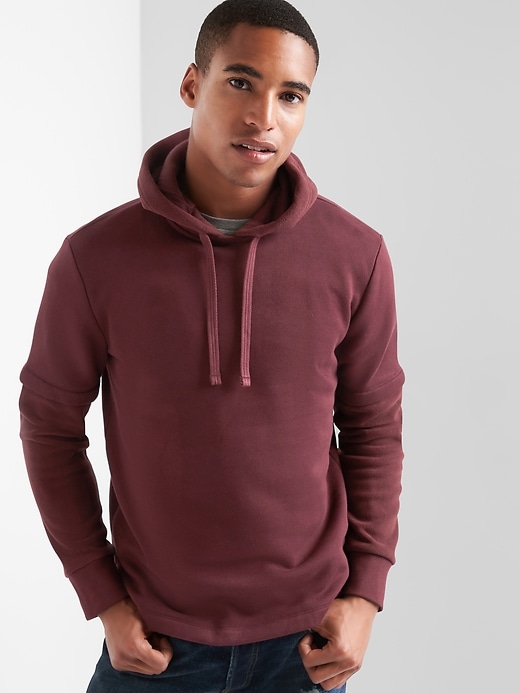 View large product image 1 of 1. Fleece layer pullover hoodie
