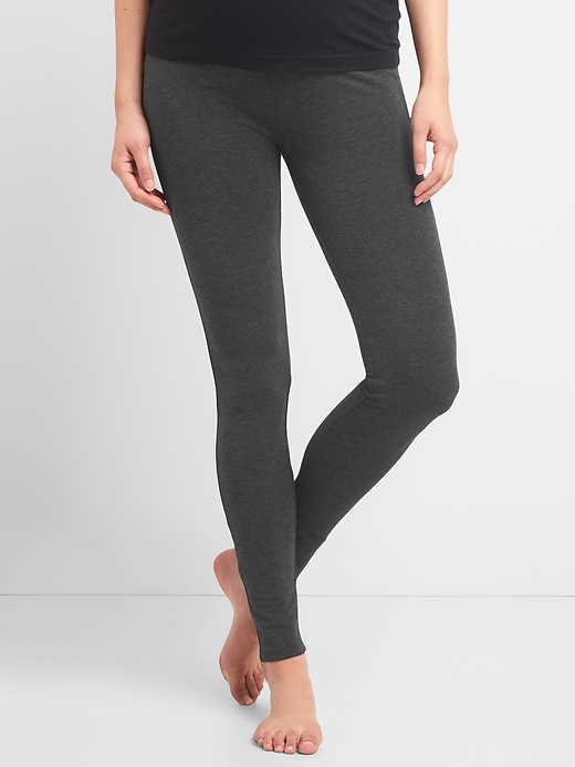 Image number 7 showing, Maternity Pure Body Low Rise Leggings