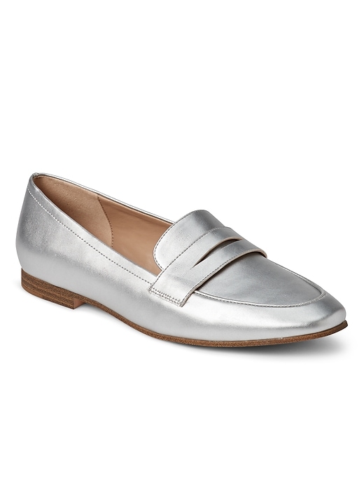 View large product image 1 of 1. Soft leather loafer