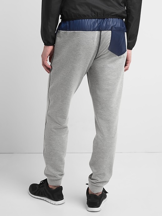 Image number 2 showing, GapFit All-Elements Fleece Joggers in Mix-Fabric