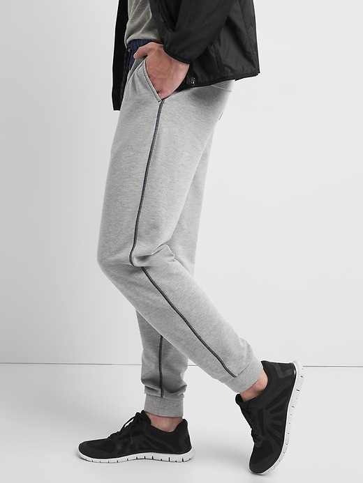 Image number 5 showing, GapFit All-Elements Fleece Joggers in Mix-Fabric