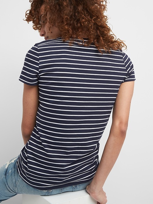 Image number 2 showing, Vintage Stripe Crewneck T-shirt