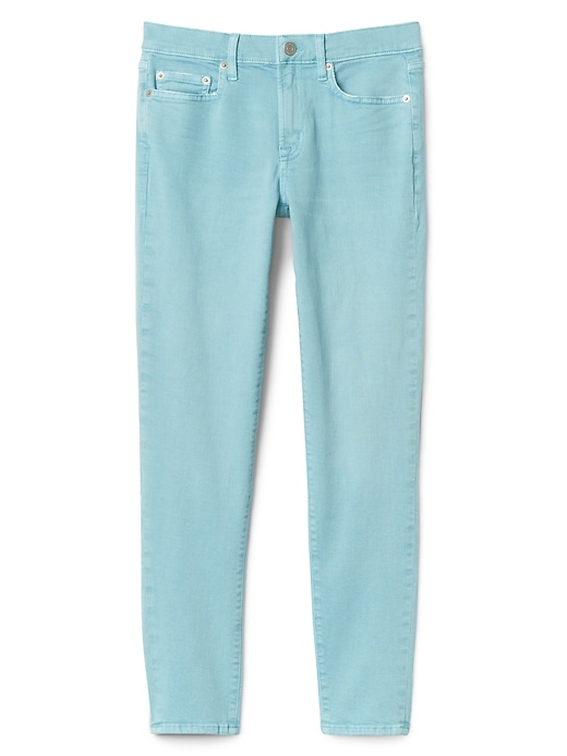 Image number 6 showing, Mid Rise True Skinny Ankle Jeans in Color