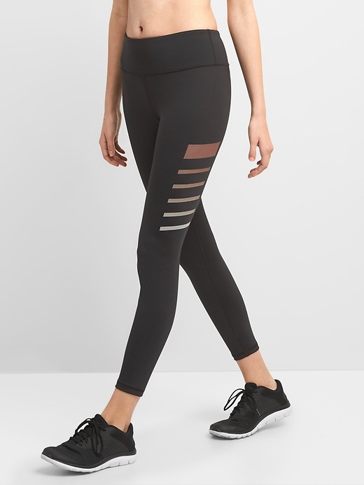 View large product image 1 of 7. GFast Blackout Stripe Leggings