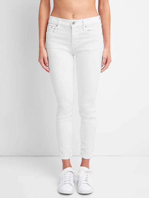 Image number 7 showing, Mid Rise True Skinny Jeans