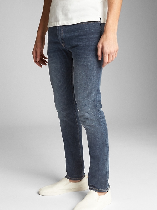 Image number 5 showing, GapFlex Skinny Jeans with Washwell