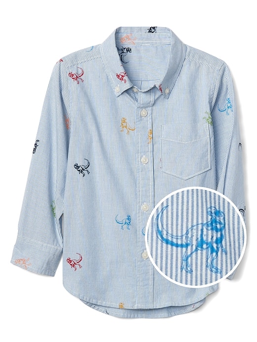View large product image 1 of 3. Dino Button-Down Shirt