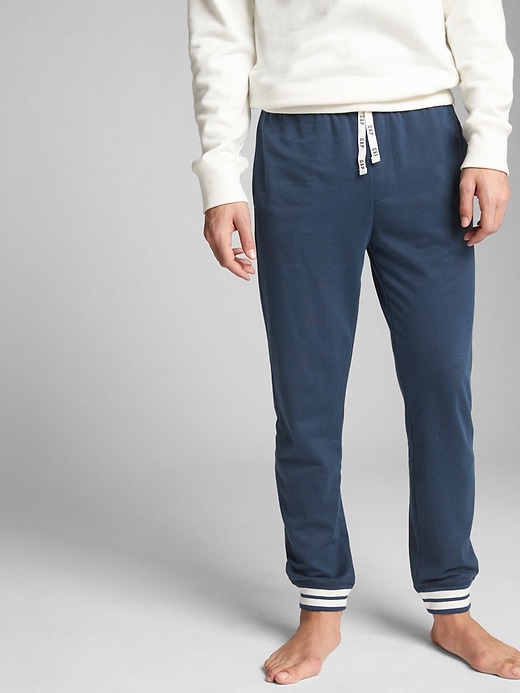 View large product image 1 of 1. Stripe Knit Joggers