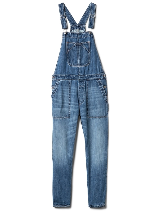 Image number 5 showing, Relaxed Denim Overalls
