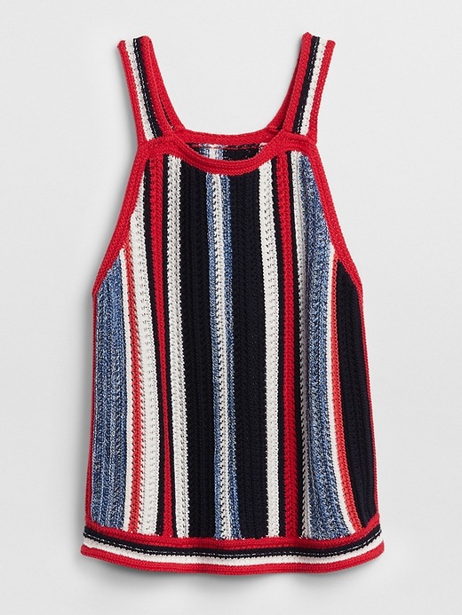 Image number 6 showing, Crochet Mix-Stripe Tank Top