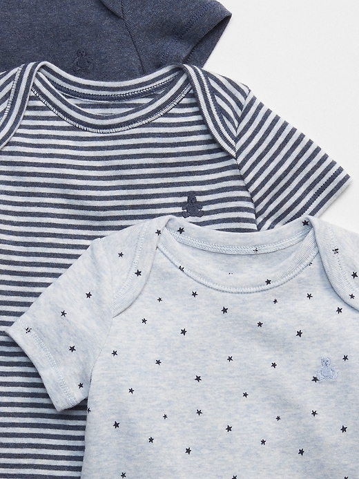 Image number 3 showing, Baby First Favorite Short Sleeve Bodysuit (3-Pack)