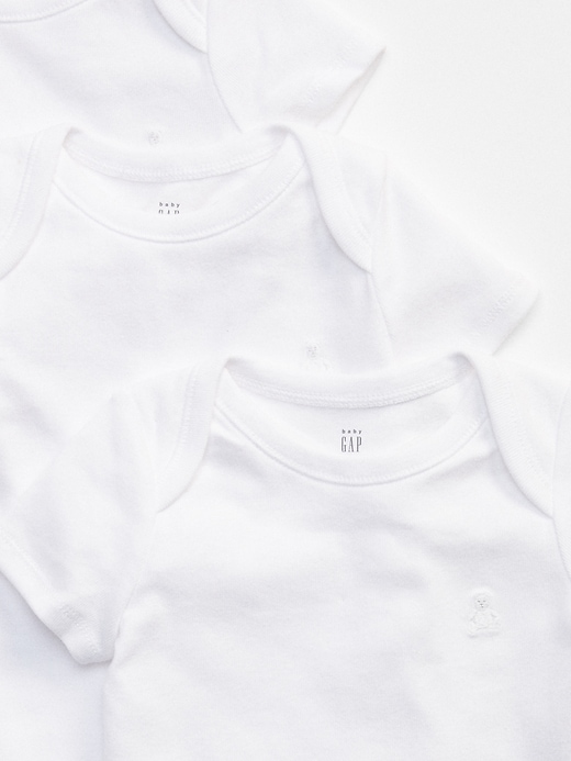 Image number 2 showing, Baby First Favorite Short Sleeve Bodysuit (3-Pack)