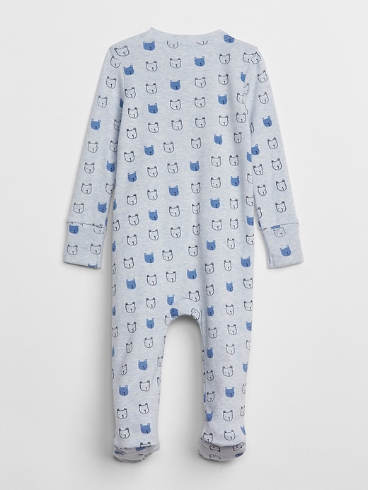View large product image 2 of 3. Baby First Favorite Print Footed One-Piece