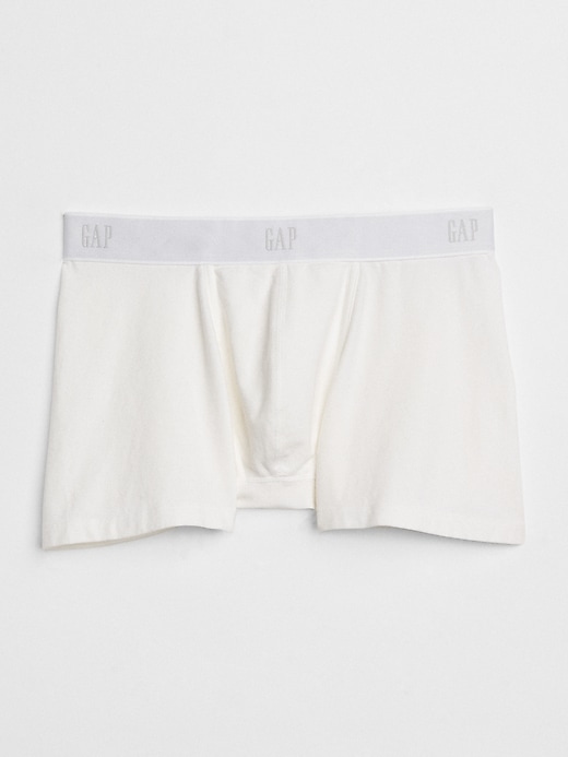 View large product image 1 of 1. 3" Basic Stretch Boxer Briefs