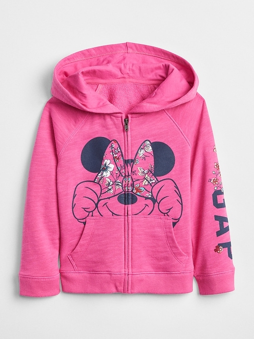 Image number 1 showing, babyGap &#124 Disney Minnie Mouse Hoodie Sweatshirt