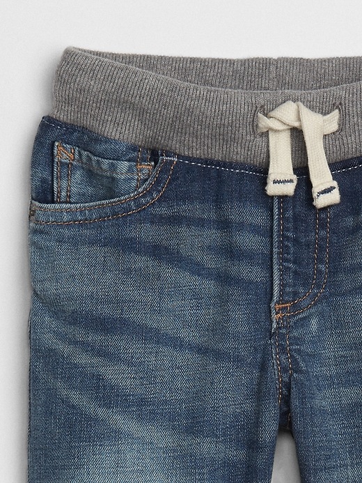 Image number 3 showing, Toddler Pull-On Slim Jeans