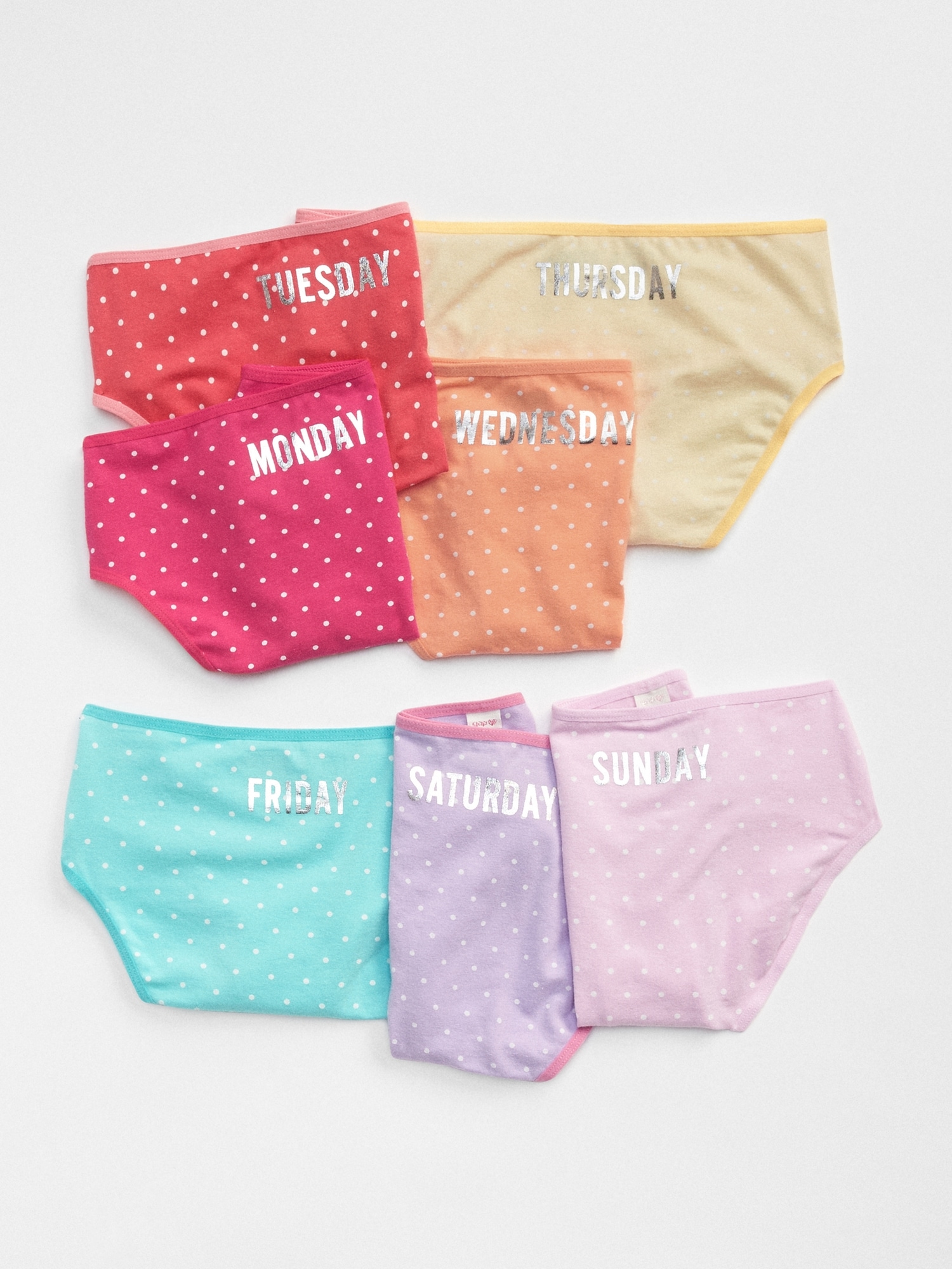 days of the week panties