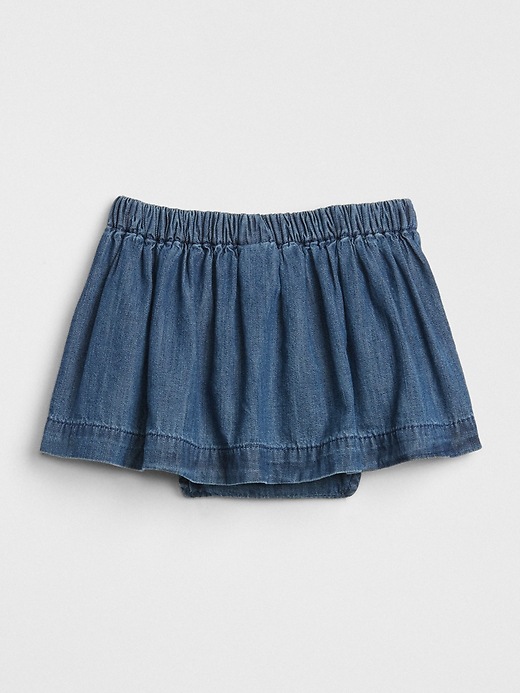 Image number 2 showing, Baby Chambray Skirt