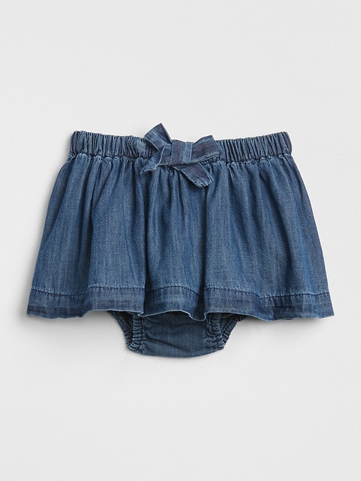 Image number 1 showing, Baby Chambray Skirt