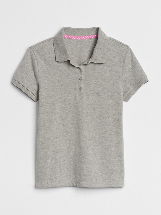 Image number 1 showing, Kids Uniform Short Sleeve Polo Shirt