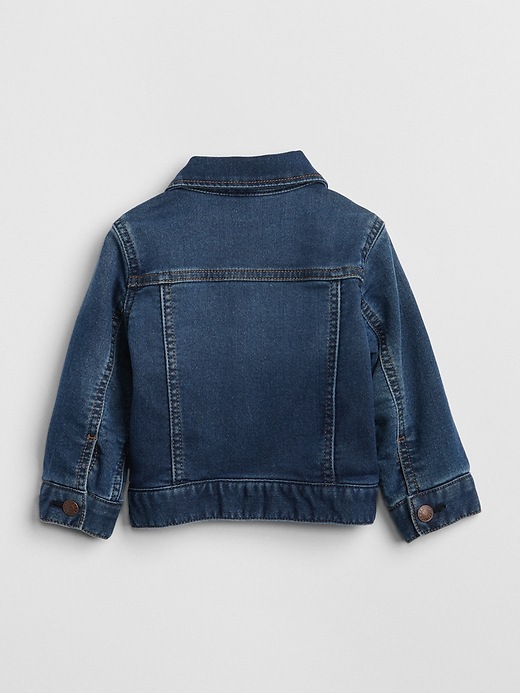 Image number 2 showing, Baby Icon Jersey-Lined Denim Jacket