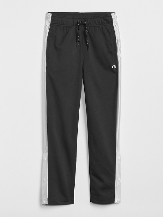 View large product image 1 of 1. GapFit Kids Pull-On Snap Pants