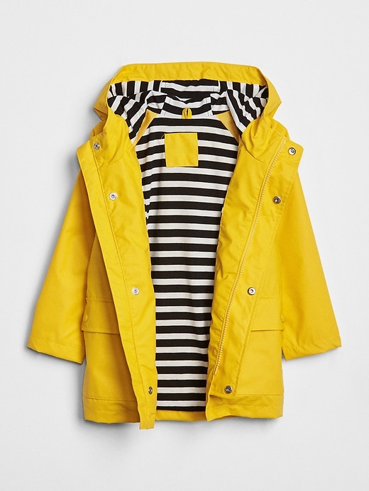 Image number 3 showing, Toddler Jersey-Lined Raincoat