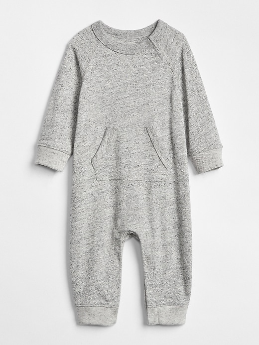 View large product image 1 of 3. Baby Marled Pocket One-Piece