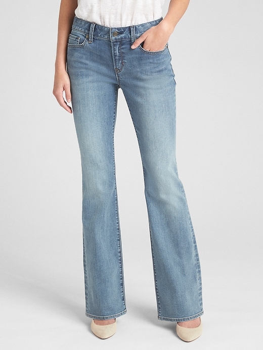 Image number 1 showing, Mid Rise Long and Lean Jeans