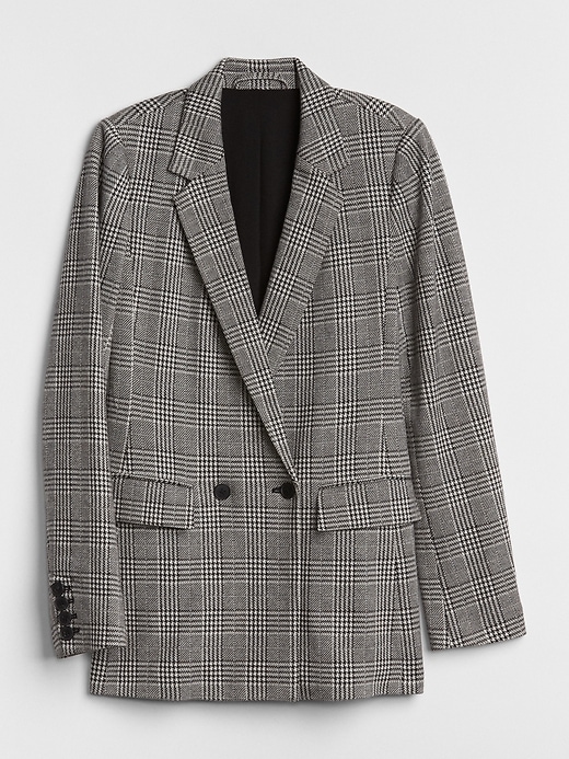 Image number 6 showing, Classic Plaid Girlfriend Blazer