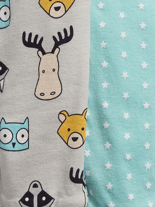 Image number 2 showing, babyGap Critter PJ One-Piece (2-Pack)